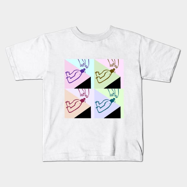 human dimesion Kids T-Shirt by anghewolf